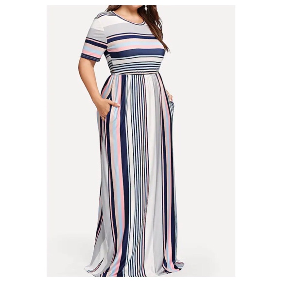 ➕Striped Max Dress - Picture 4 of 5